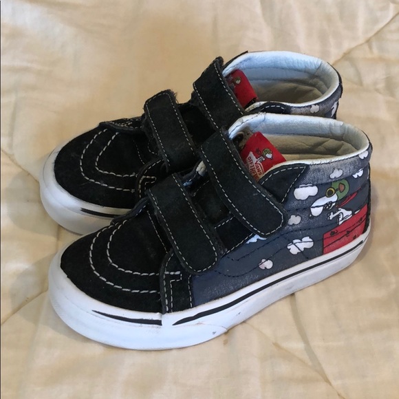 snoopy vans high tops